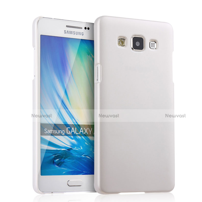 Hard Rigid Plastic Matte Finish Snap On Case for Samsung Galaxy A5 SM-500F White