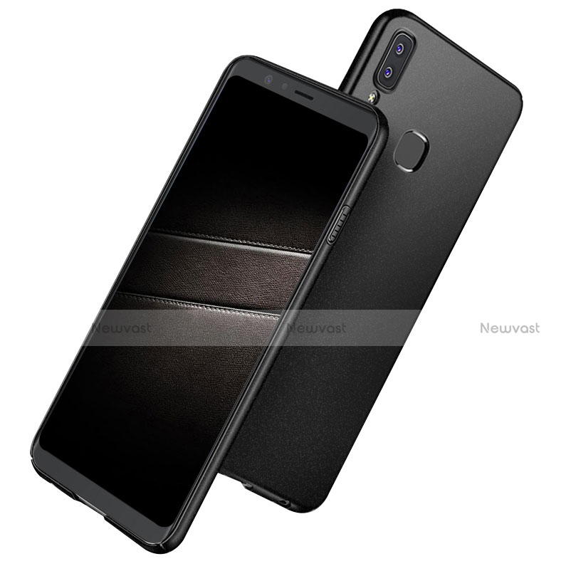 Hard Rigid Plastic Matte Finish Snap On Case for Samsung Galaxy A8 Star Black