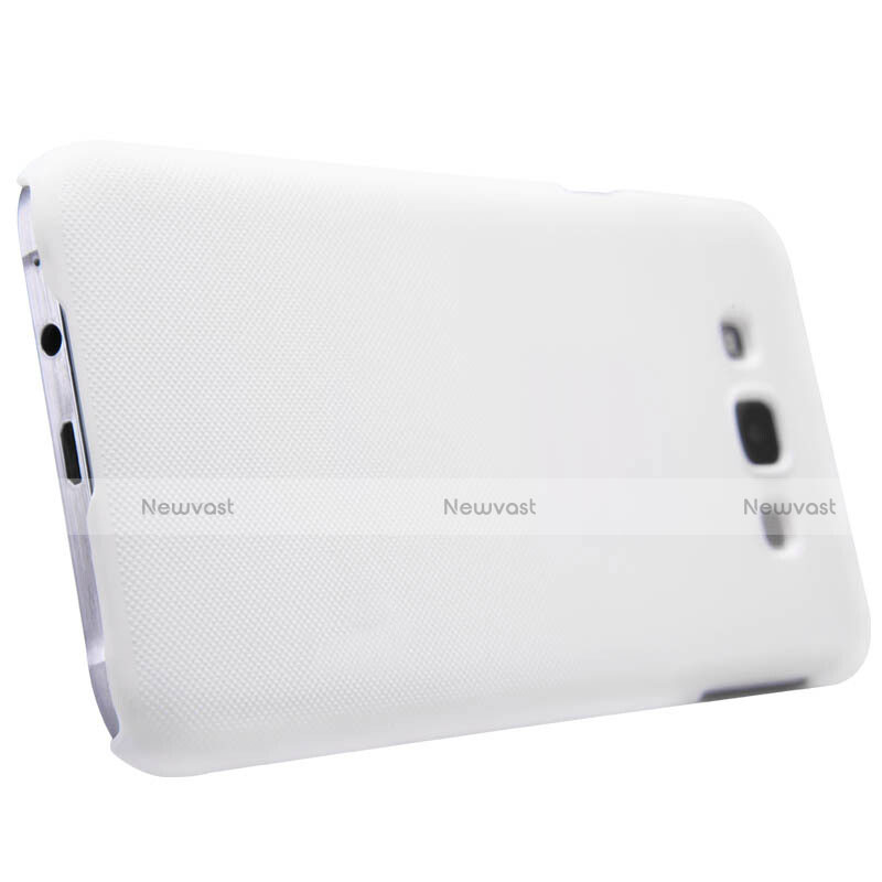 Hard Rigid Plastic Matte Finish Snap On Case for Samsung Galaxy E7 SM-E700 E7000 White