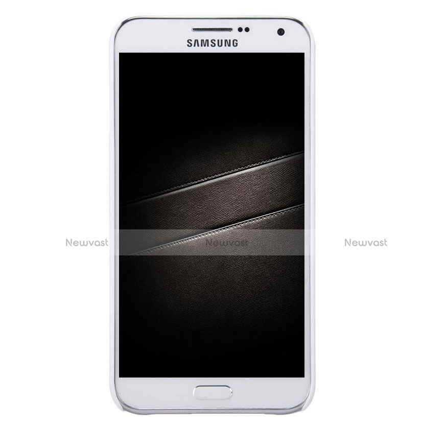 Hard Rigid Plastic Matte Finish Snap On Case for Samsung Galaxy E7 SM-E700 E7000 White