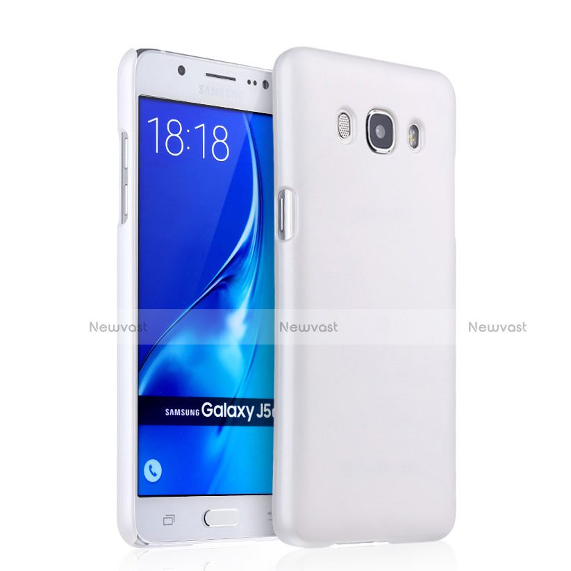 Hard Rigid Plastic Matte Finish Snap On Case for Samsung Galaxy J5 Duos (2016) White