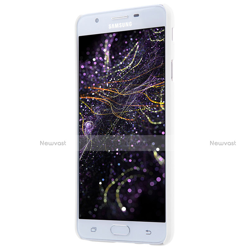 Hard Rigid Plastic Matte Finish Snap On Case for Samsung Galaxy J5 Prime G570F White