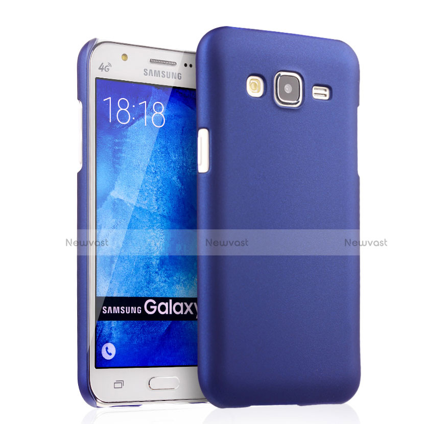 Hard Rigid Plastic Matte Finish Snap On Case for Samsung Galaxy J5 SM-J500F Blue