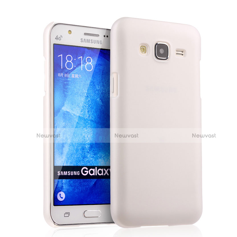 Hard Rigid Plastic Matte Finish Snap On Case for Samsung Galaxy J5 SM-J500F White