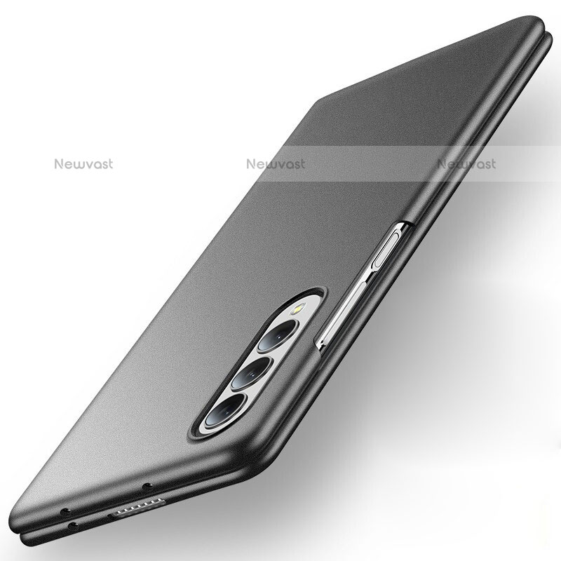 Hard Rigid Plastic Matte Finish Snap On Case for Samsung Galaxy Z Fold3 5G Black