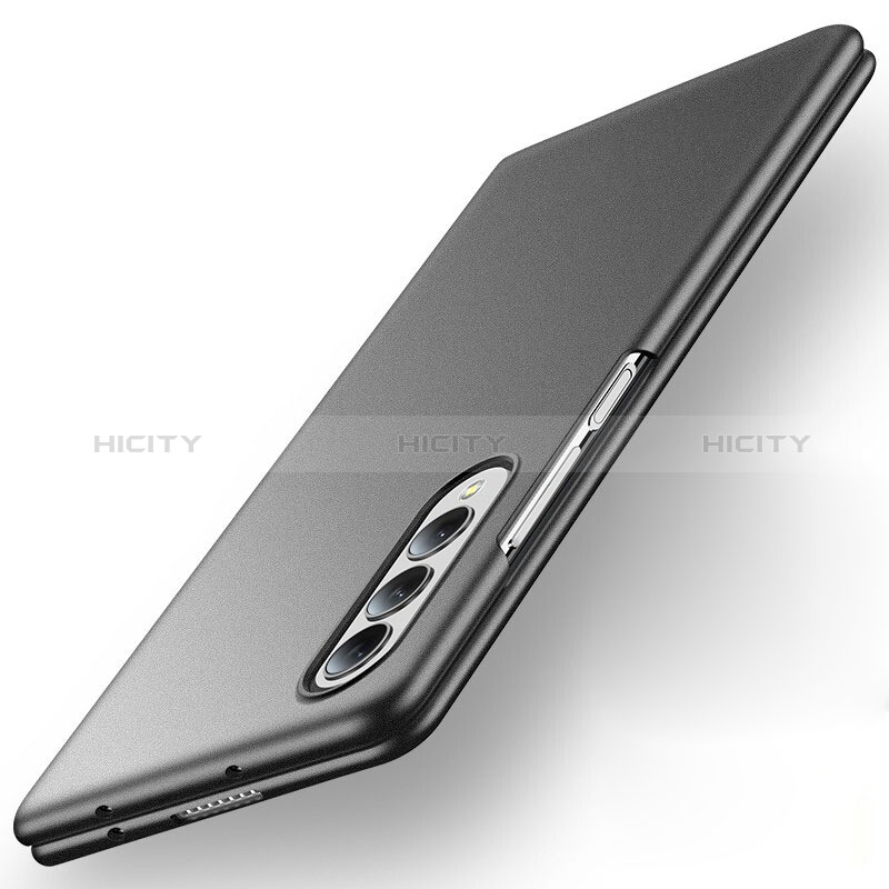 Hard Rigid Plastic Matte Finish Snap On Case for Samsung Galaxy Z Fold4 5G Black