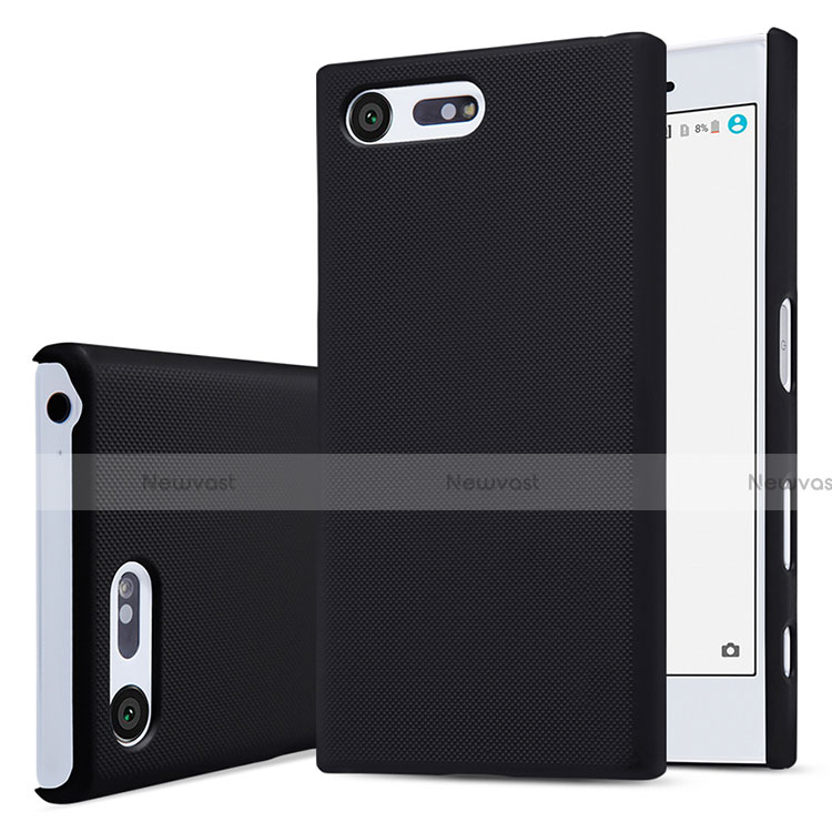 Hard Rigid Plastic Matte Finish Snap On Case for Sony Xperia X Compact Black