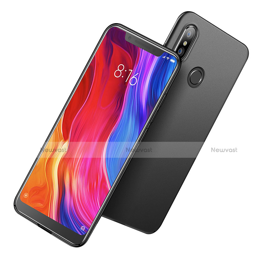 Hard Rigid Plastic Matte Finish Snap On Case for Xiaomi Mi 8 SE Black