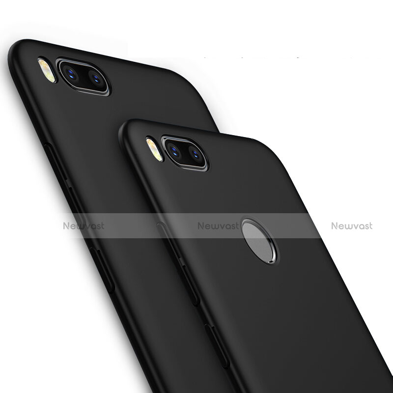 Hard Rigid Plastic Matte Finish Snap On Case for Xiaomi Mi A1 Black