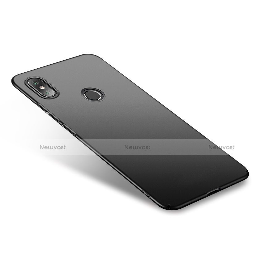 Hard Rigid Plastic Matte Finish Snap On Case for Xiaomi Mi A2 Black