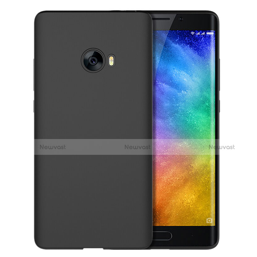 Hard Rigid Plastic Matte Finish Snap On Case for Xiaomi Mi Note 2 Black