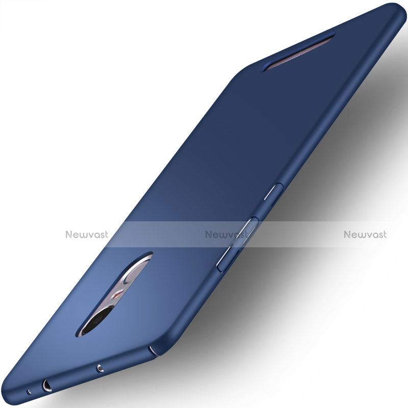 Hard Rigid Plastic Matte Finish Snap On Case for Xiaomi Redmi Note 3 Blue