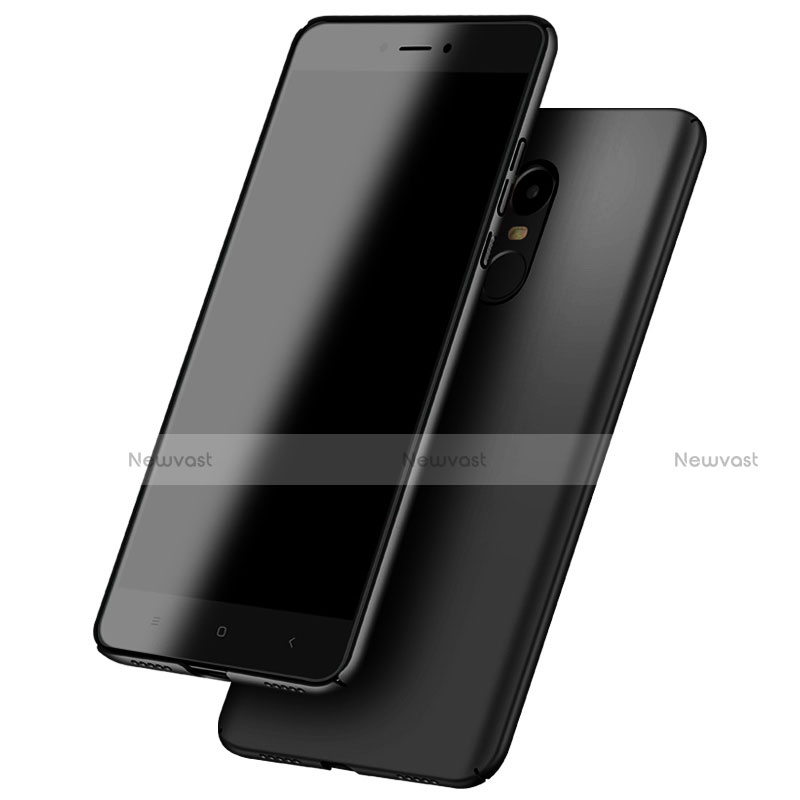 Hard Rigid Plastic Matte Finish Snap On Case for Xiaomi Redmi Note 4X Black