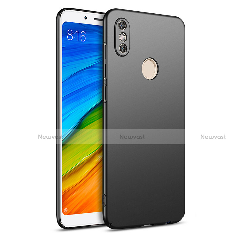 Hard Rigid Plastic Matte Finish Snap On Case for Xiaomi Redmi Note 5 AI Dual Camera Black