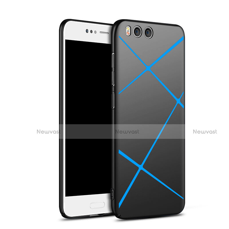 Hard Rigid Plastic Matte Finish Snap On Case Line for Xiaomi Mi Note 3 Black