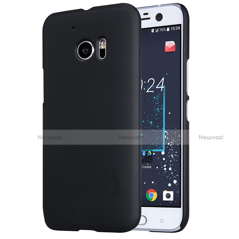 Hard Rigid Plastic Matte Finish Snap On Case M01 for HTC 10 One M10 Black