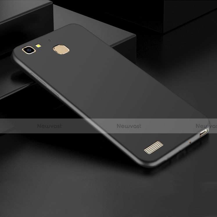 Hard Rigid Plastic Matte Finish Snap On Case M01 for Huawei G8 Mini Black