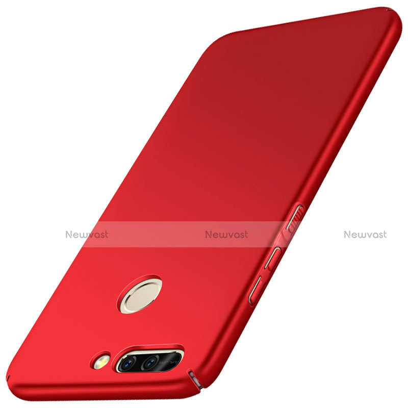 Hard Rigid Plastic Matte Finish Snap On Case M01 for Huawei Honor V9 Red