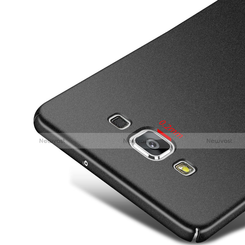 Hard Rigid Plastic Matte Finish Snap On Case M01 for Samsung Galaxy A5 Duos SM-500F Black