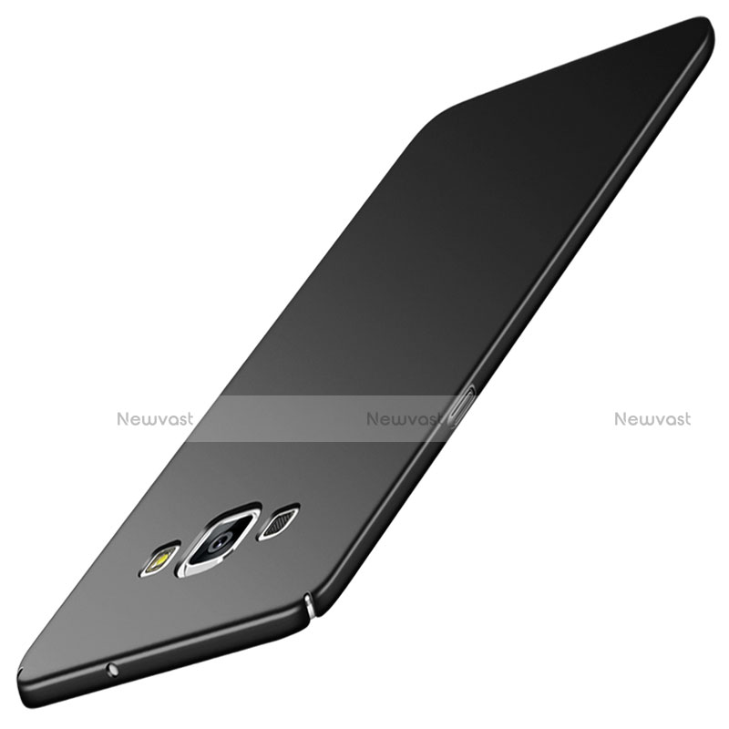 Hard Rigid Plastic Matte Finish Snap On Case M01 for Samsung Galaxy A7 SM-A700 Black