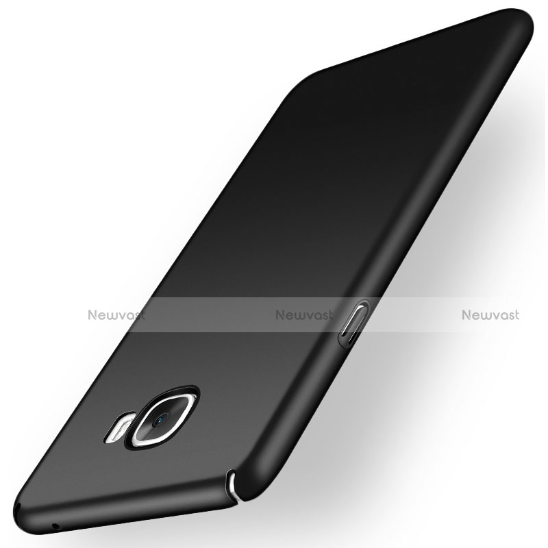 Hard Rigid Plastic Matte Finish Snap On Case M01 for Samsung Galaxy C5 SM-C5000 Black