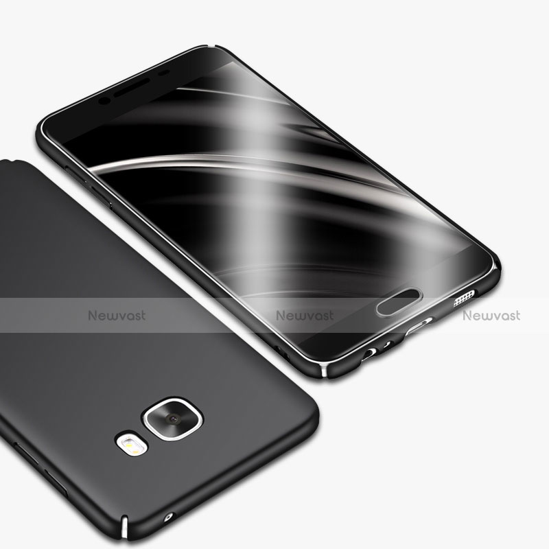 Hard Rigid Plastic Matte Finish Snap On Case M01 for Samsung Galaxy C5 SM-C5000 Black