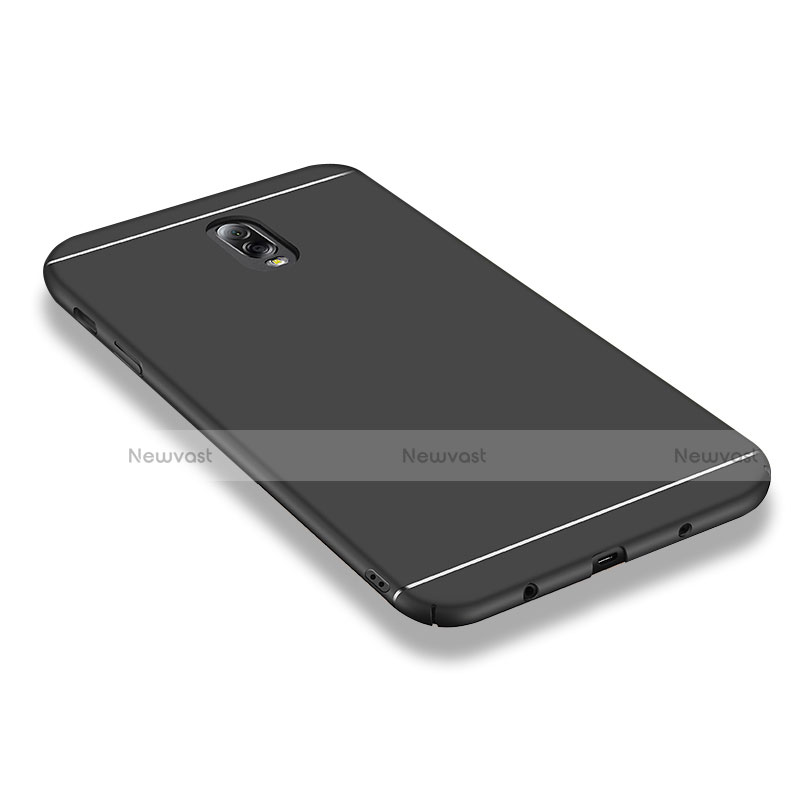 Hard Rigid Plastic Matte Finish Snap On Case M01 for Samsung Galaxy J7 Plus Black