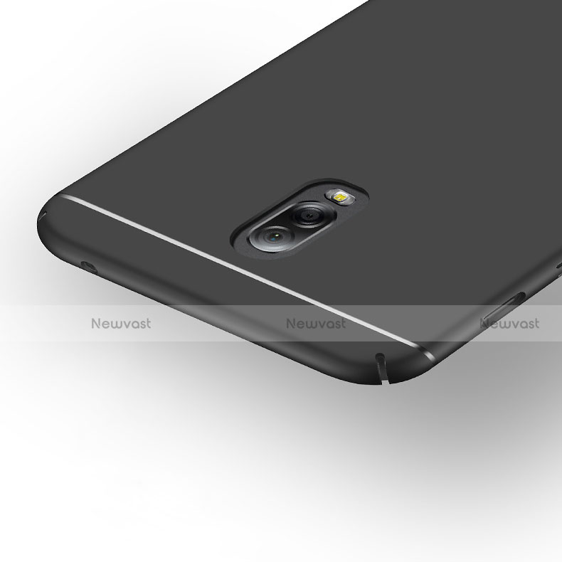 Hard Rigid Plastic Matte Finish Snap On Case M01 for Samsung Galaxy J7 Plus Black