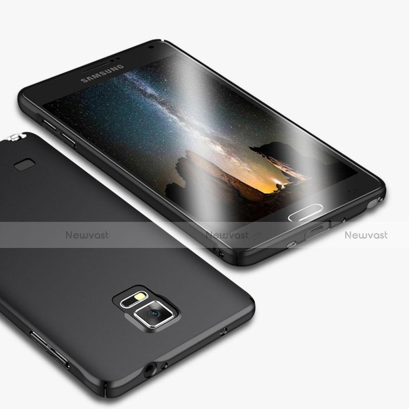 Hard Rigid Plastic Matte Finish Snap On Case M01 for Samsung Galaxy Note 4 SM-N910F Black