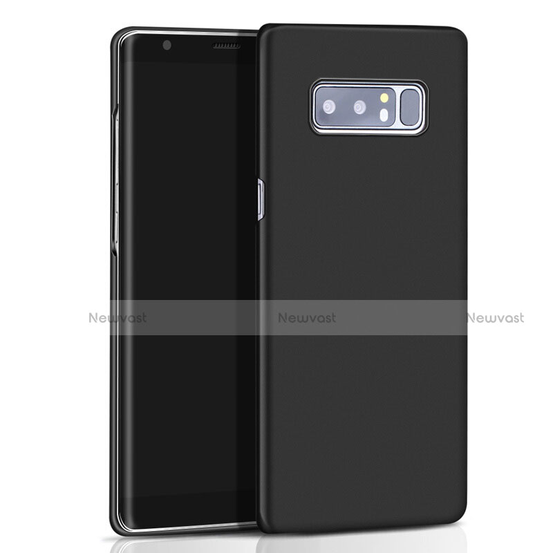 Hard Rigid Plastic Matte Finish Snap On Case M01 for Samsung Galaxy Note 8 Duos N950F Black