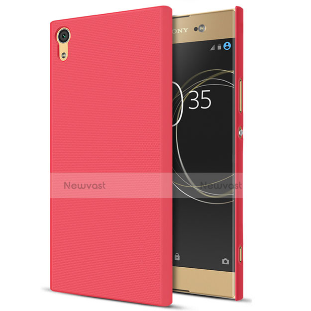 Hard Rigid Plastic Matte Finish Snap On Case M01 for Sony Xperia XA1 Ultra Red