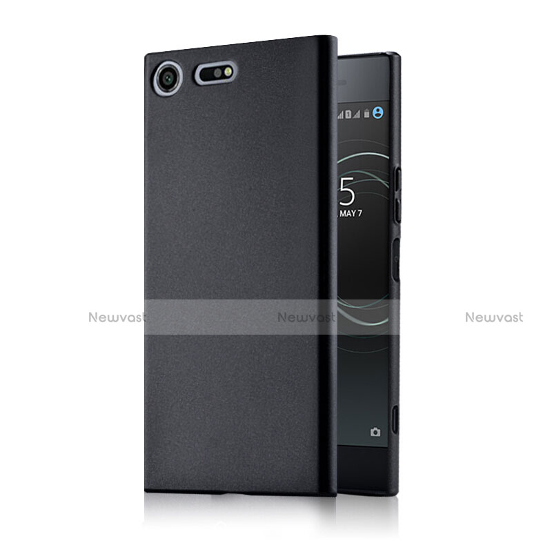 Hard Rigid Plastic Matte Finish Snap On Case M01 for Sony Xperia XZ Premium Black