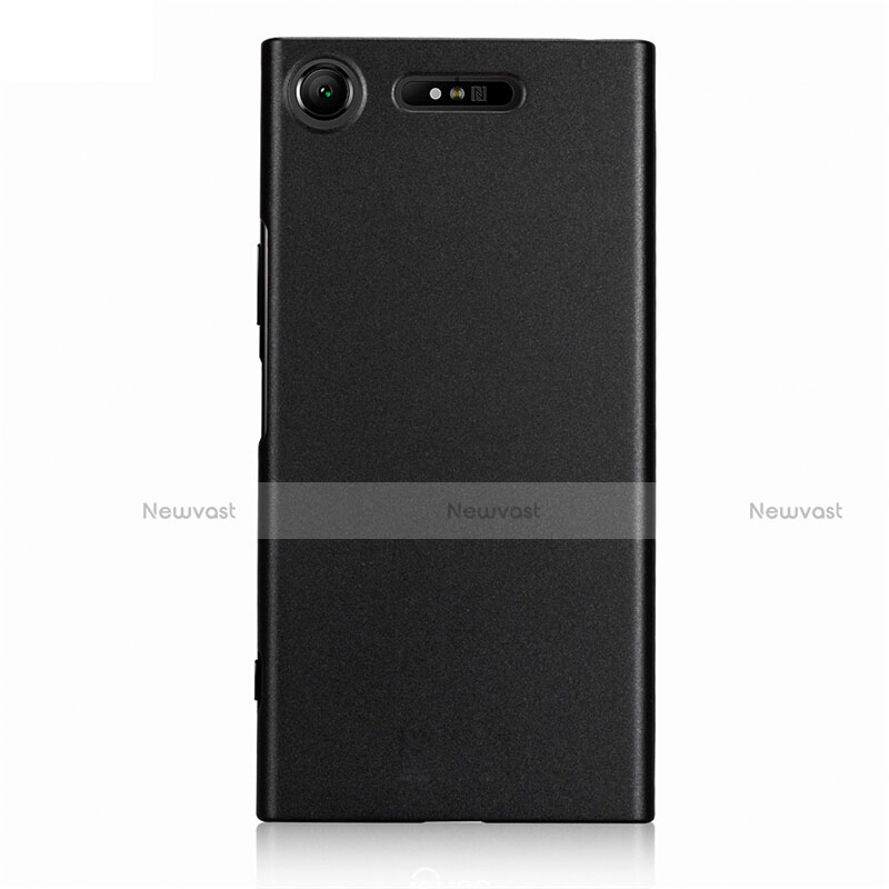 Hard Rigid Plastic Matte Finish Snap On Case M01 for Sony Xperia XZ1 Black