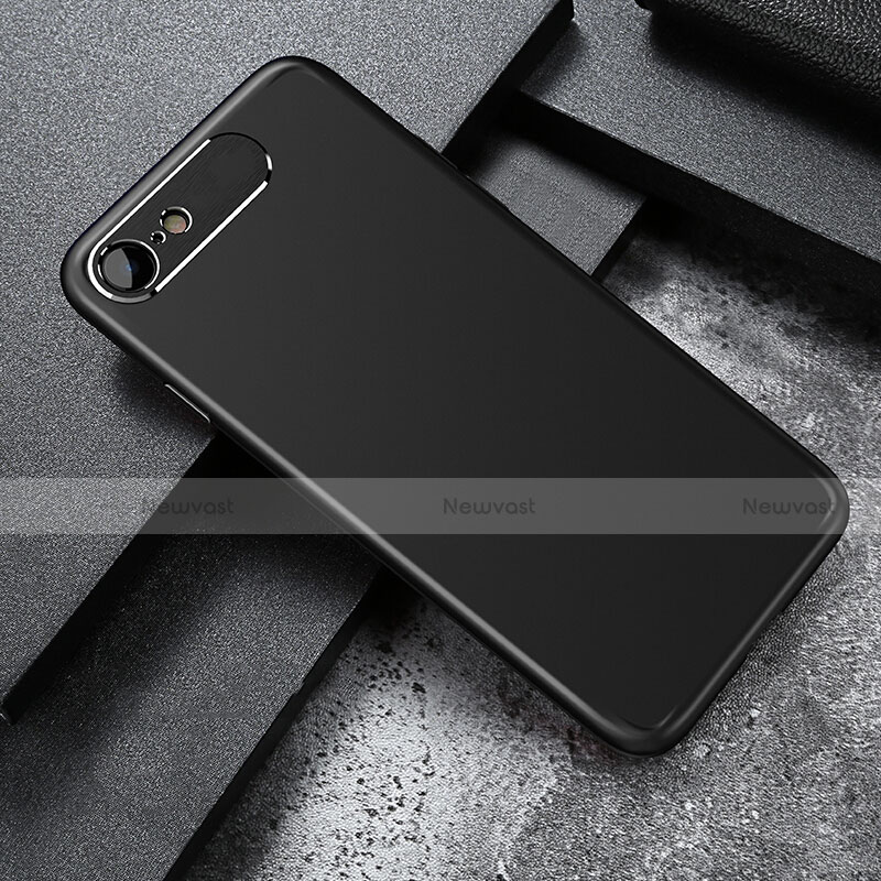 Hard Rigid Plastic Matte Finish Snap On Case M02 for Apple iPhone SE (2020) Black
