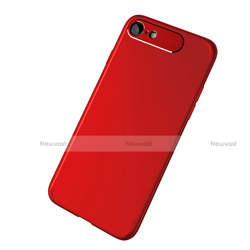 Hard Rigid Plastic Matte Finish Snap On Case M02 for Apple iPhone SE (2020) Red