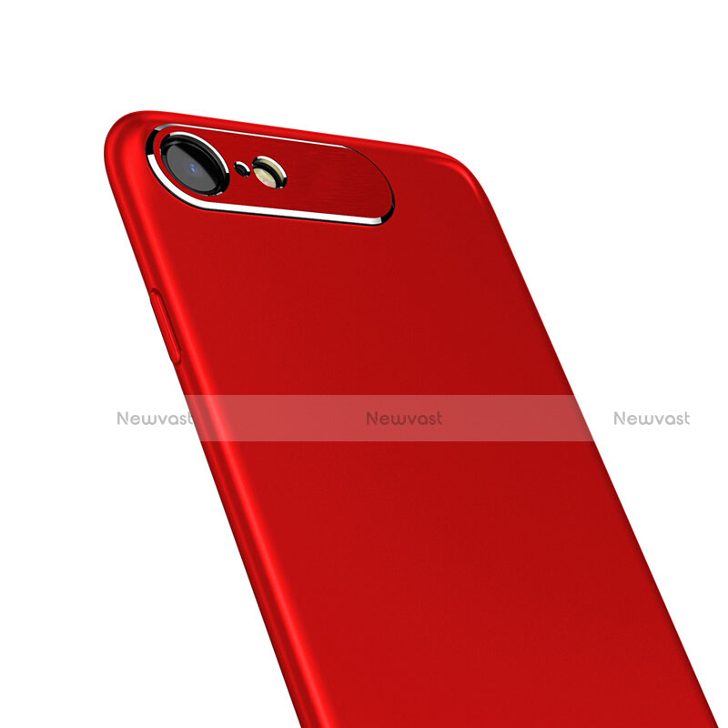 Hard Rigid Plastic Matte Finish Snap On Case M02 for Apple iPhone SE (2020) Red