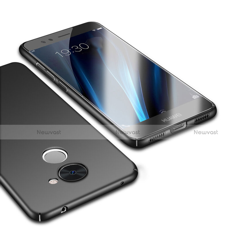 Hard Rigid Plastic Matte Finish Snap On Case M02 for Huawei Enjoy 7 Plus Black