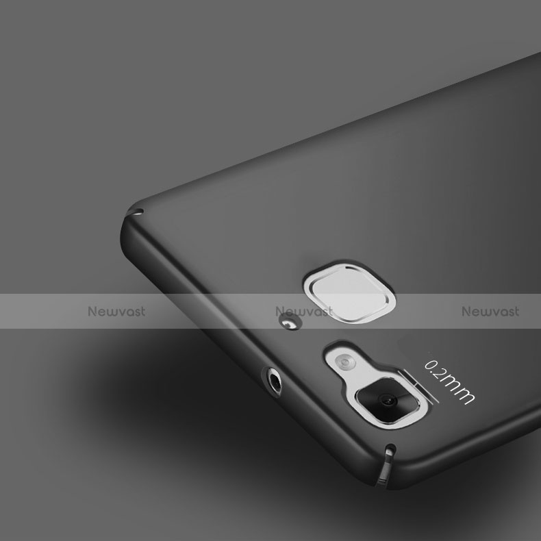 Hard Rigid Plastic Matte Finish Snap On Case M02 for Huawei G8 Mini Black