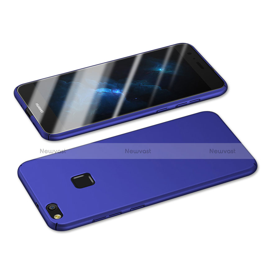 Hard Rigid Plastic Matte Finish Snap On Case M02 for Huawei GR3 (2017) Blue