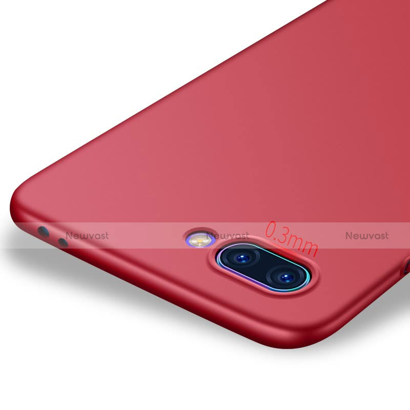 Hard Rigid Plastic Matte Finish Snap On Case M02 for Huawei Honor 10 Red