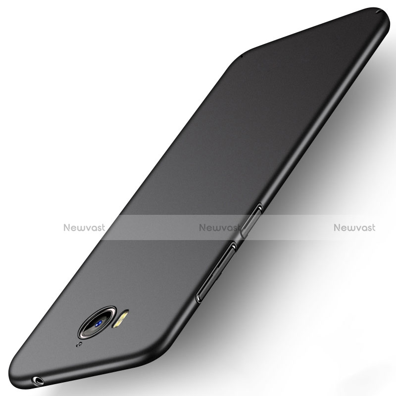 Hard Rigid Plastic Matte Finish Snap On Case M02 for Huawei Honor Play 6 Black