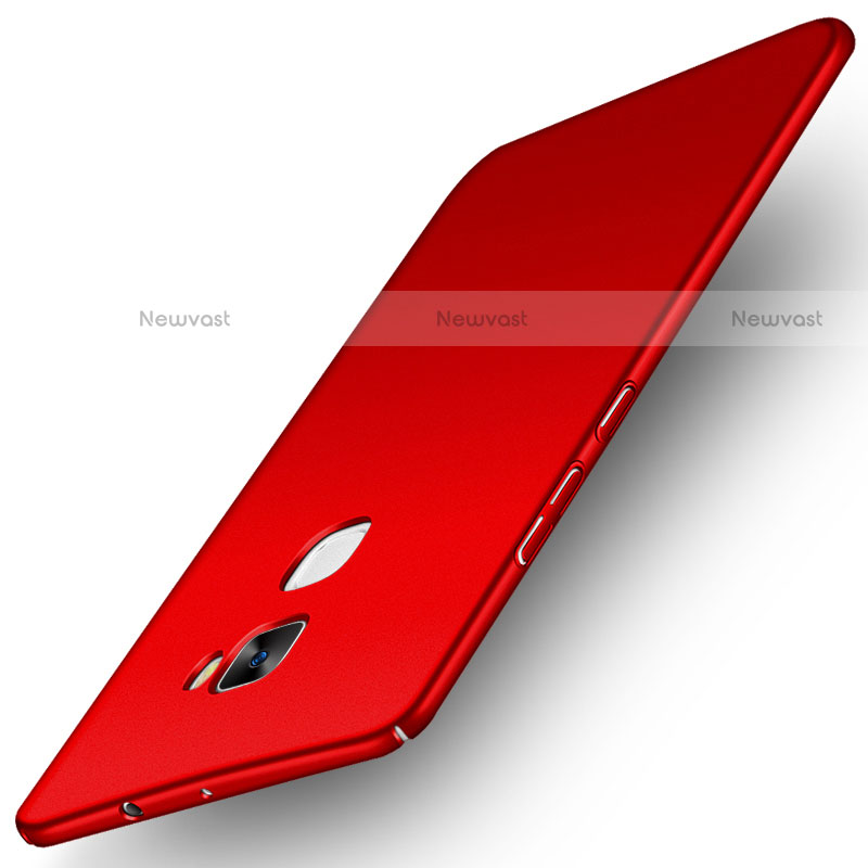 Hard Rigid Plastic Matte Finish Snap On Case M02 for Huawei Mate S Red