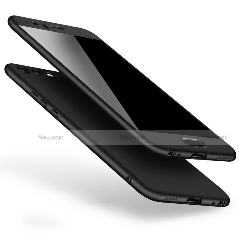 Hard Rigid Plastic Matte Finish Snap On Case M02 for Huawei P10 Plus Black