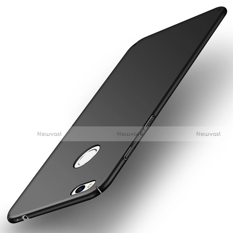 Hard Rigid Plastic Matte Finish Snap On Case M02 for Huawei P8 Lite (2017) Black