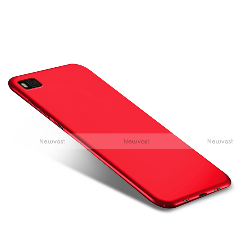 Hard Rigid Plastic Matte Finish Snap On Case M02 for Huawei P8 Red