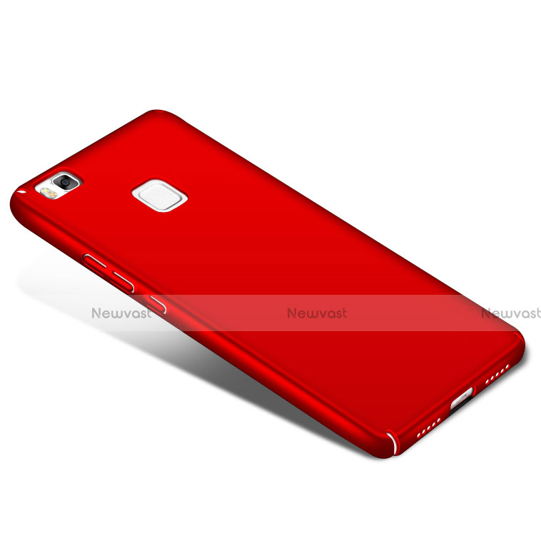 Hard Rigid Plastic Matte Finish Snap On Case M02 for Huawei P9 Lite Red