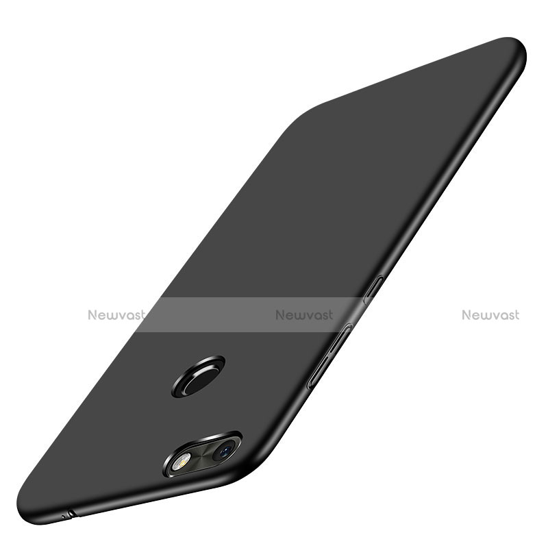 Hard Rigid Plastic Matte Finish Snap On Case M02 for Huawei Y6 Pro (2017) Black