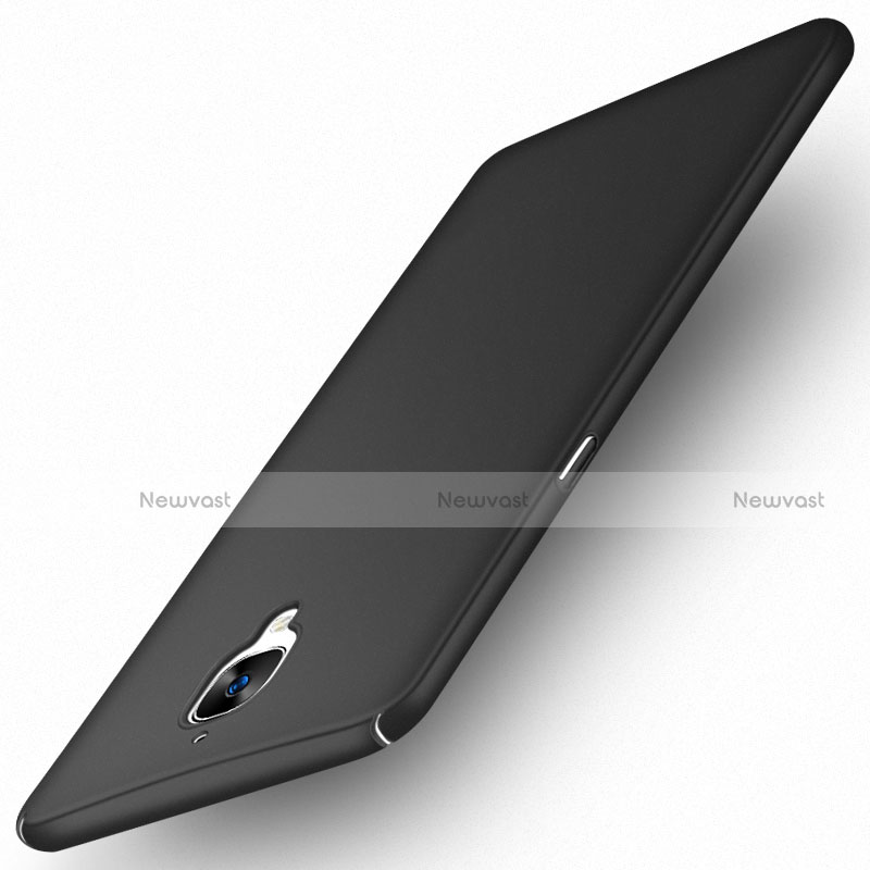 Hard Rigid Plastic Matte Finish Snap On Case M02 for OnePlus 3 Black