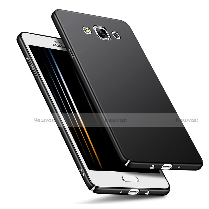 Hard Rigid Plastic Matte Finish Snap On Case M02 for Samsung Galaxy A5 SM-500F Black