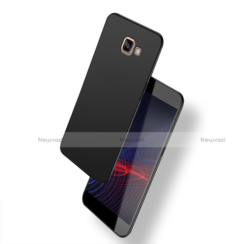 Hard Rigid Plastic Matte Finish Snap On Case M02 for Samsung Galaxy A7 (2016) A7100 Black